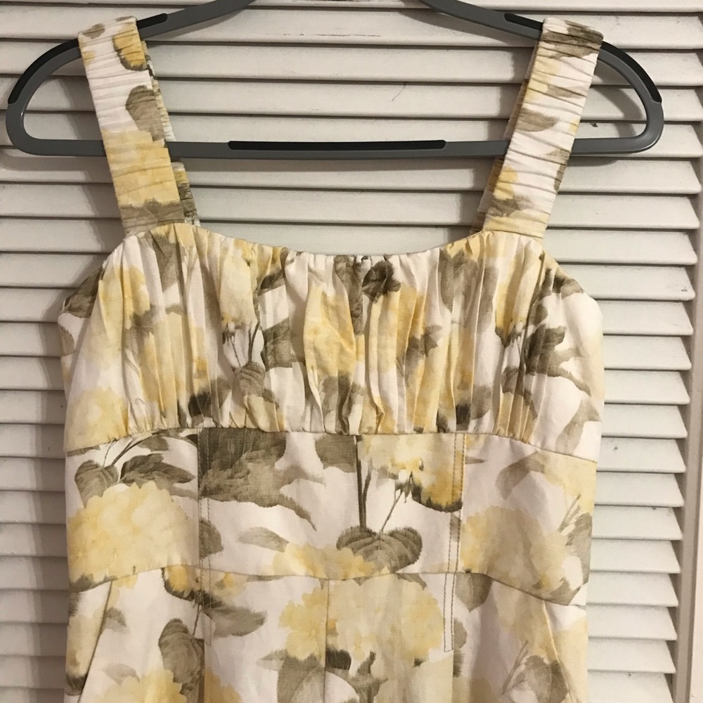 Acler Exeter Jumpsuit In Hydrangea Garden, Size 6 View 6